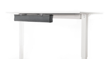 NTSPG - Catena Poppy Seed Basket/Gray Trim NeatTech Small (38" L x 4.5" D x 4" W)
